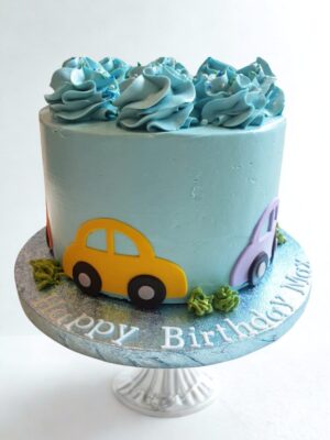 Blue Car Cake
