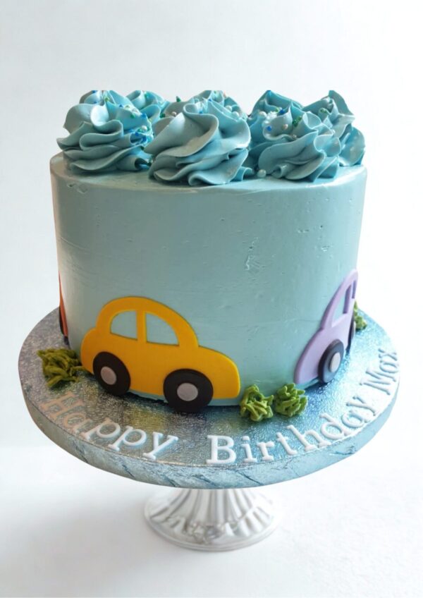 Blue Car Cake