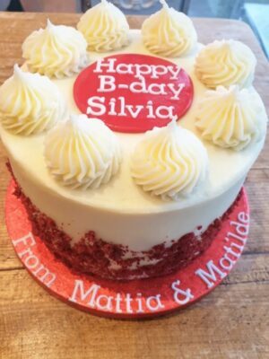 Red Velvet Sponge with Cream Cheese Filling